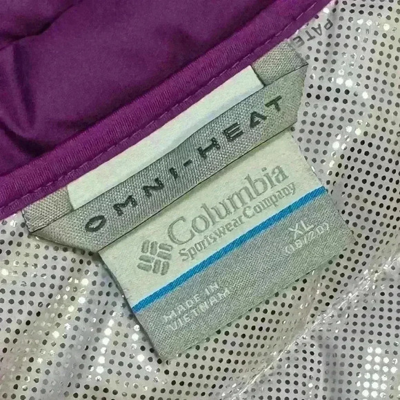 Columbia Youth Jacket - Purple and Lavender - XL - Picture 4 of 6